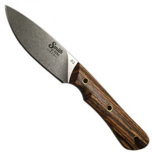 Smith & Sons Brave Polished Oiled Bocote Fixed Blade Hunting Knife